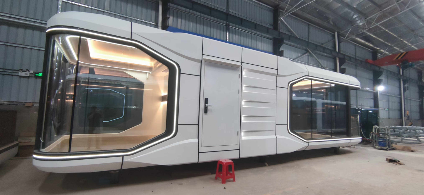 Nueva casa contenedor modular prefabricada para espacios comerciales móviles a un precio razonable (X5)